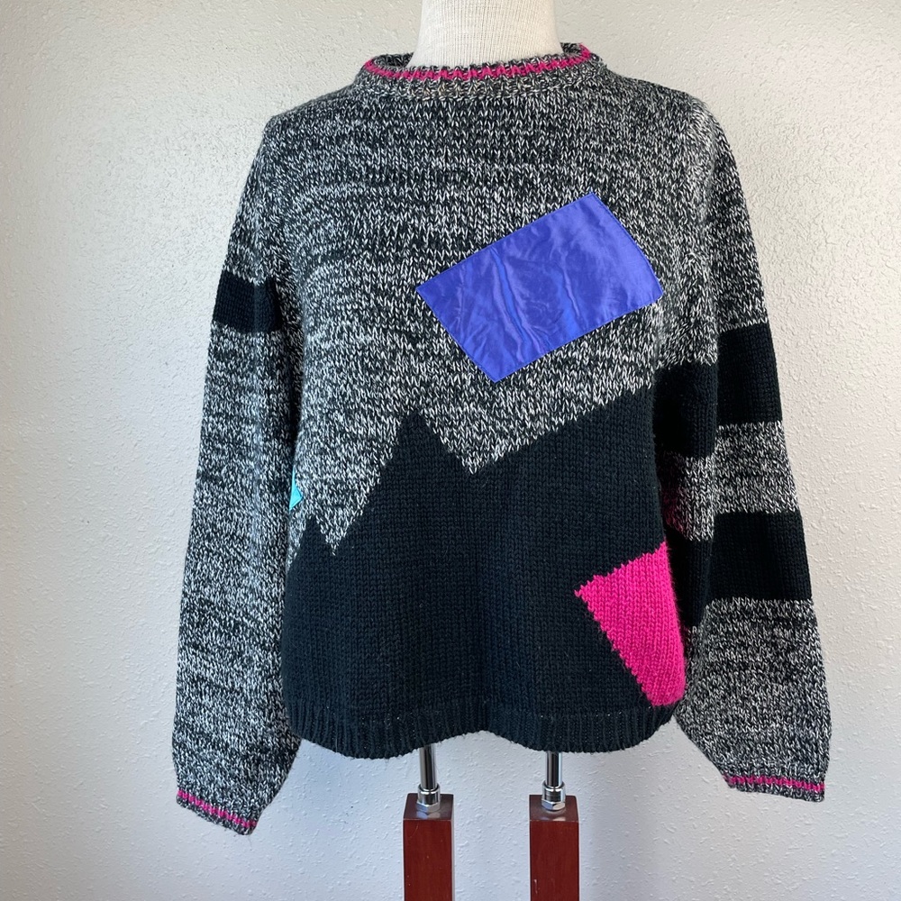 Vintage 80’s Rich Wil’s Back to Back Sweater Size M